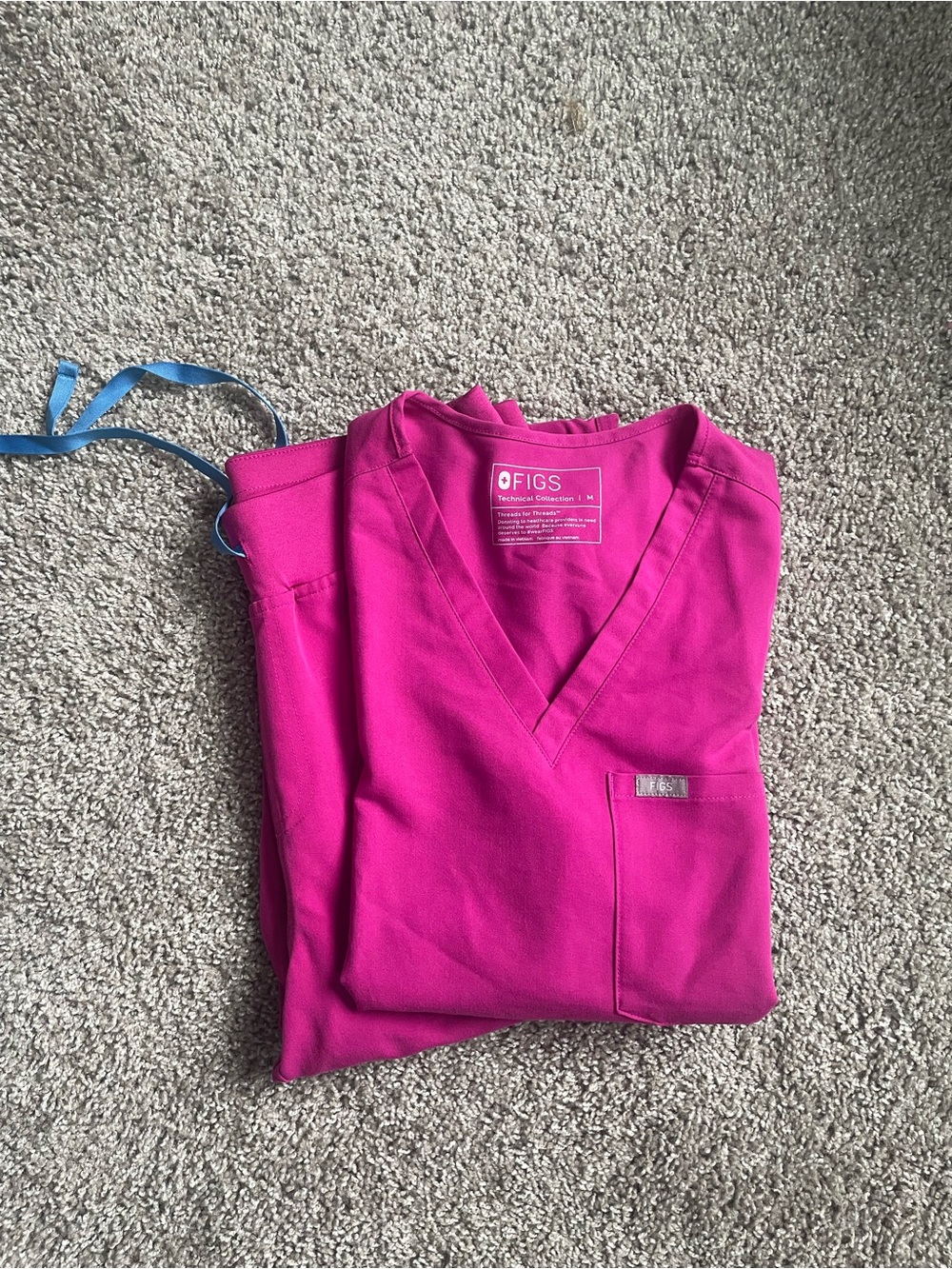 Preowned Figs Scrubs Raspberry Sorbet